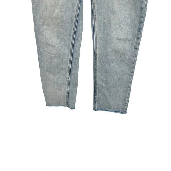 Aritzia Denim Forum The Arlo High Rise Straight Jeans Light Wash Blue Size 25 - Picture 4 of 12